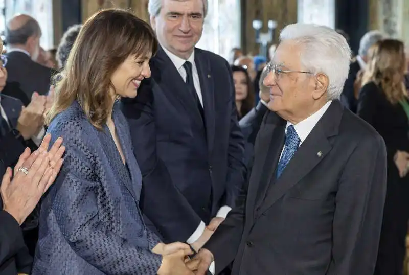 paola cortellesi   sergio mattarella al quirinale