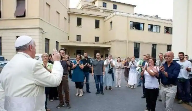 PAPA FRANCESCO CON I LAVORATORI DEL VATICANO