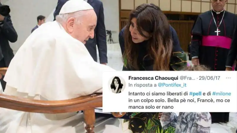 papa francesco e francesca chaouqui