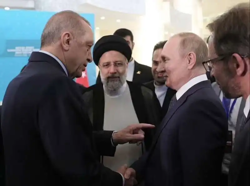 recep tayyip erdogan   ebrahim raisi   vladimir putin 