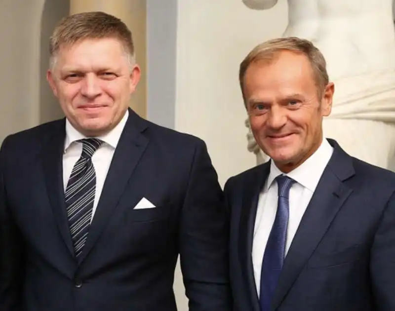 ROBERT FICO DONALD TUSK 