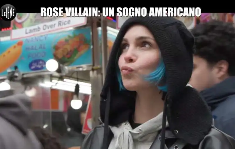 rose villain e la scena dell' orgasmo a new york per le iene  6