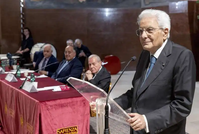 sergio mattarella a la sapienza di roma   2