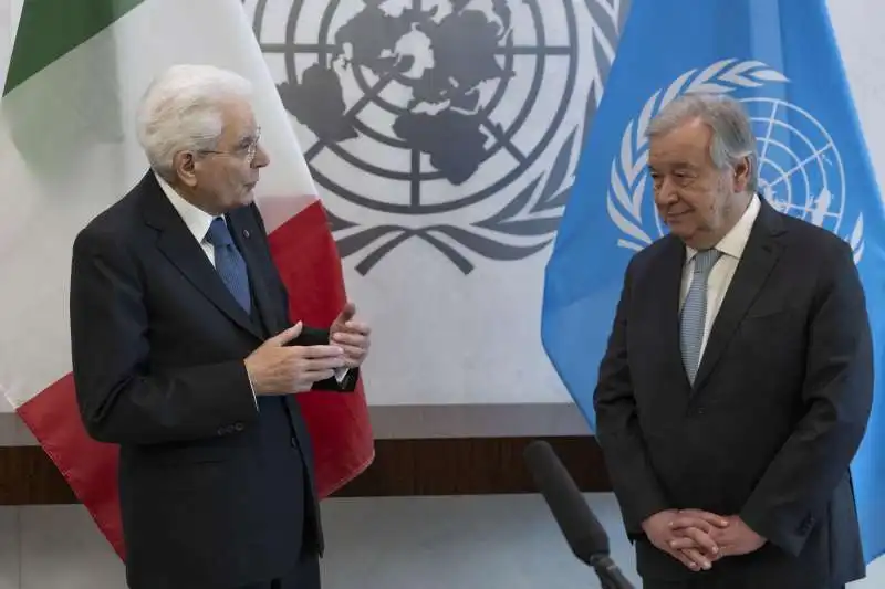 sergio mattarella   antonio guterres