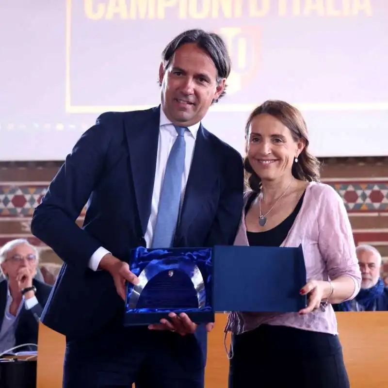 Simone Inzaghi premio a Piacenza 