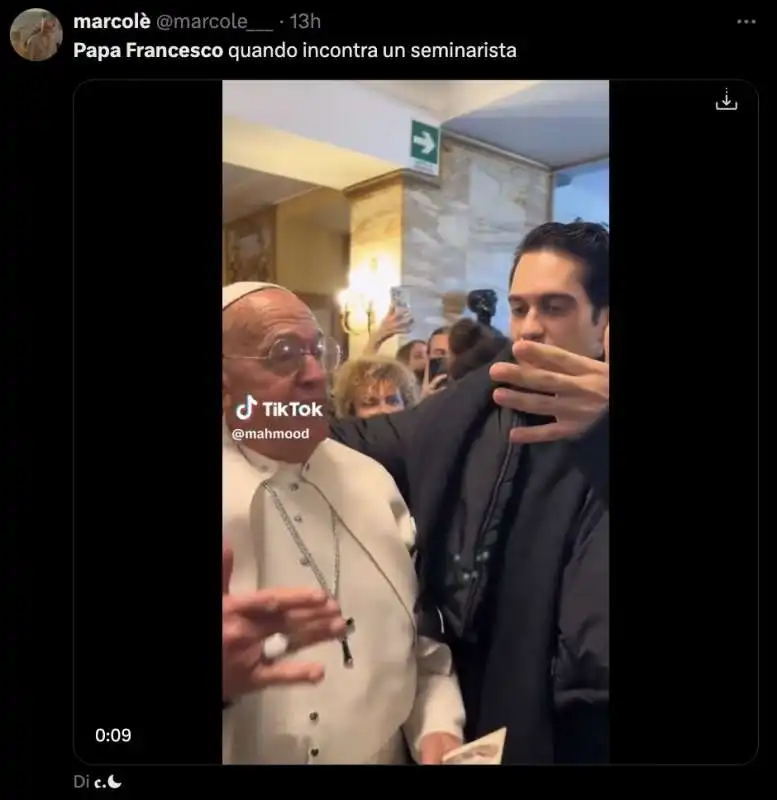 tweet su papa francesco e la frociaggine nei seminari   9