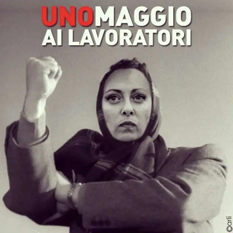 UNO MAGGIO AI LAVORATORI - MEME BY EMILIANO CARLI 