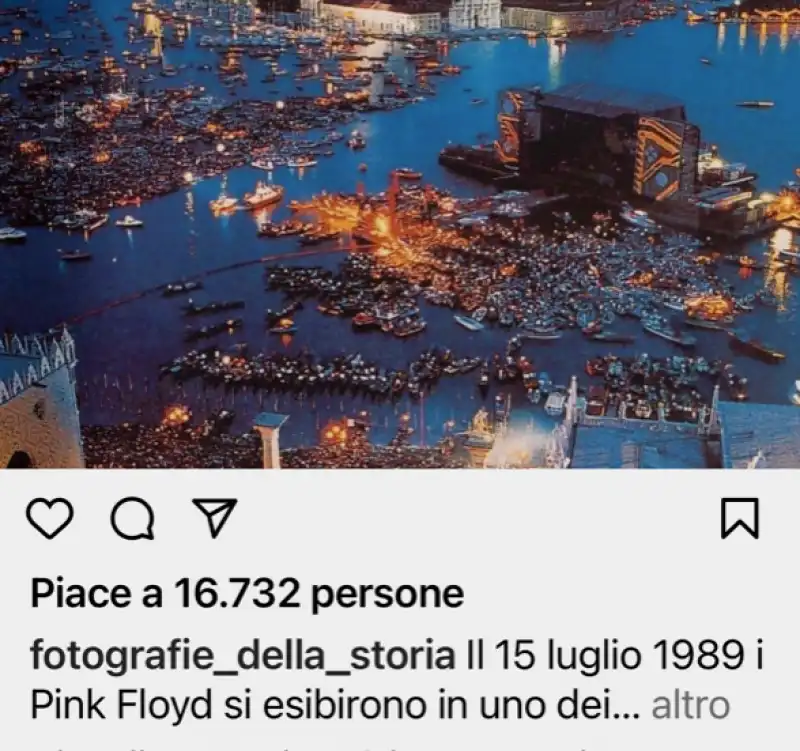 venezia concerto pink floyd