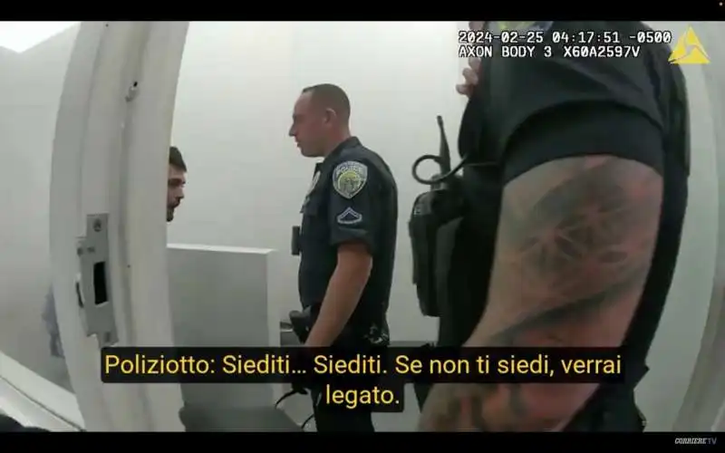 video dell'arresto di matteo falcinelli. 3