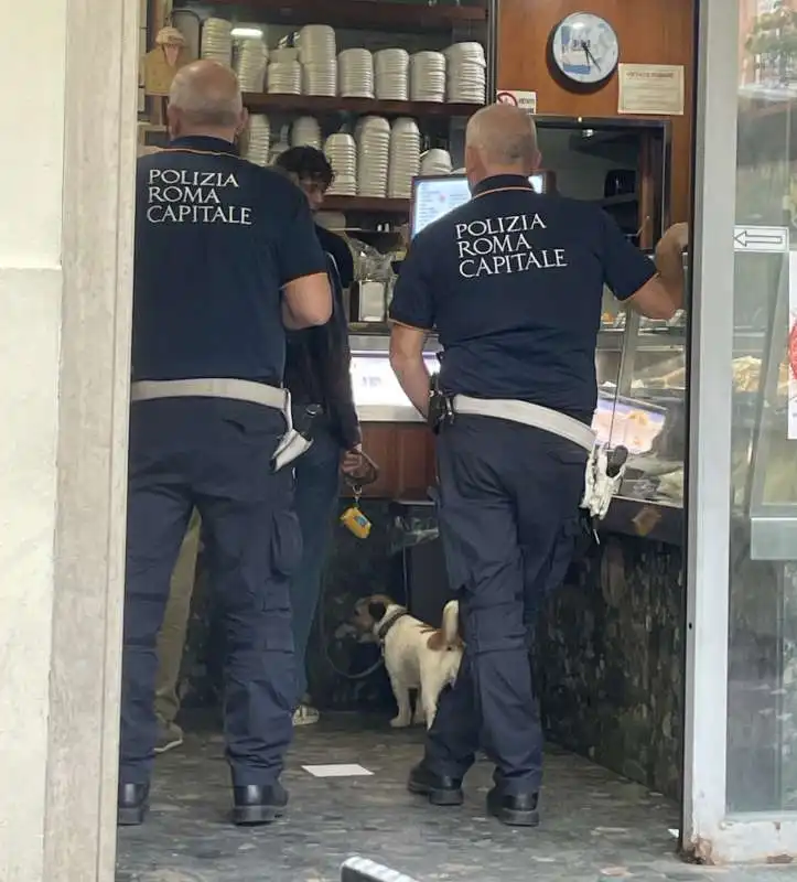 vigili parcheggiano in divieto di sosta   1