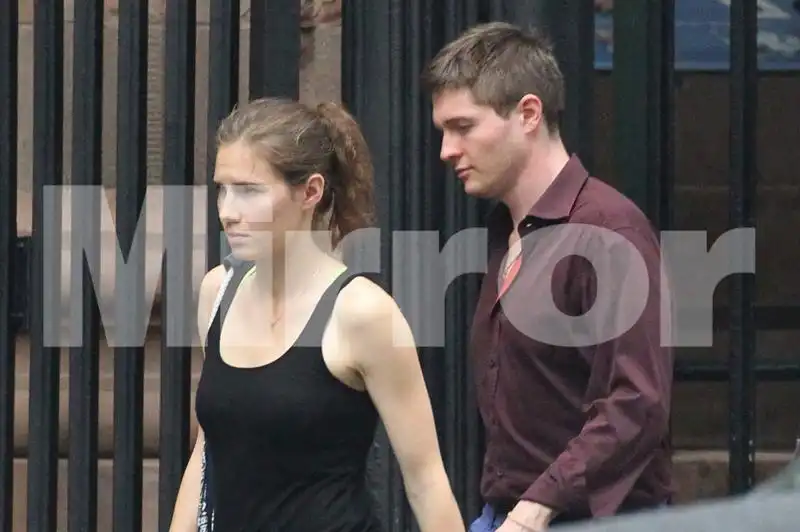 AMANDA KNOX E RAFFAELE SOLLECITO SI RIUNISCONO A NEW YORK 