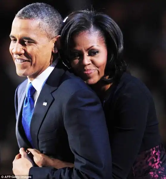 BARACK E MICHELLE OBAMA 