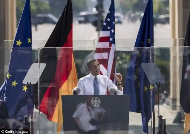 BARACK OBAMA A BERLINO 