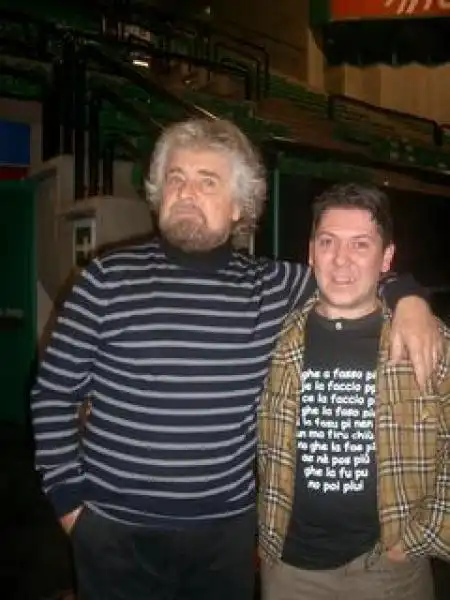 BEPPE GRILLO CON IVAN DELLA VALLE jpeg