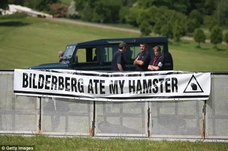 BILDERBERG L ARRIVO E LE MISURE DI SICUREZZA AL WATFORD HOTEL 