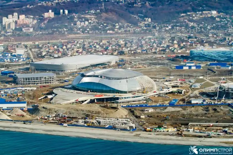 cantiere olimpico a sochi in russia 