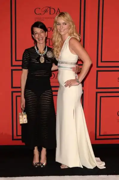 Cynthia Rowley and Lindsey Vonn 