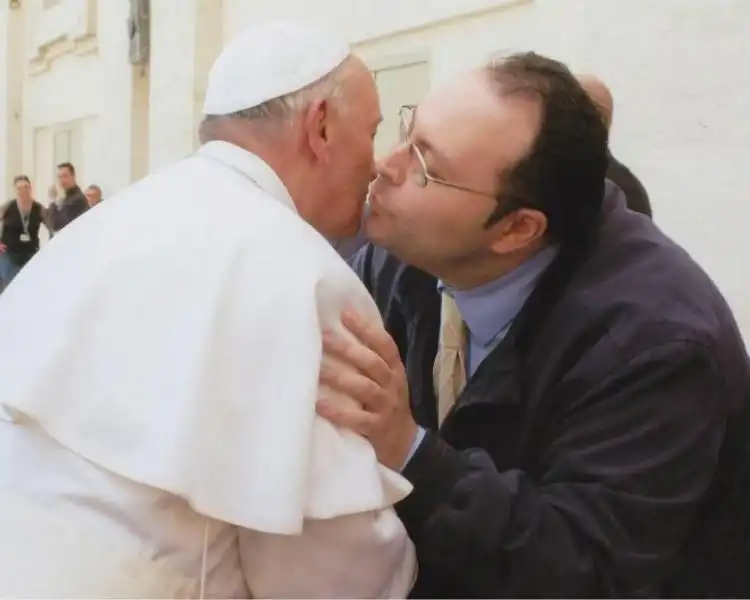 GIANLUCA BARILE E PAPA BERGOGLIO 