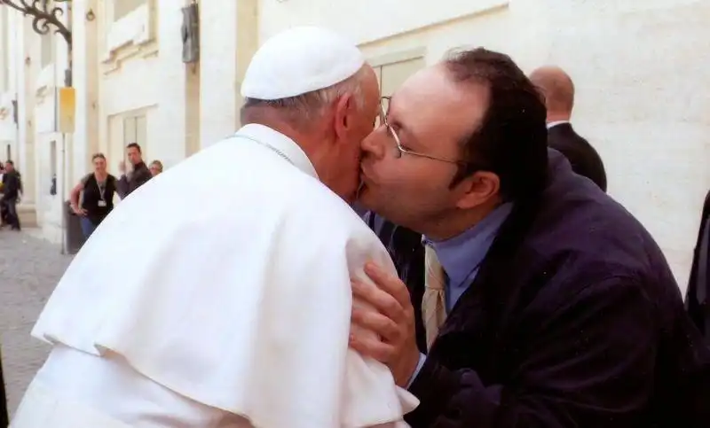 GIANLUCA BARILE E PAPA BERGOGLIO 