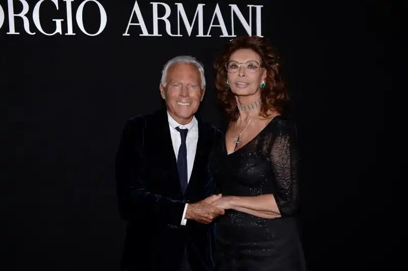 Giorgio Armani Sophia Loren 