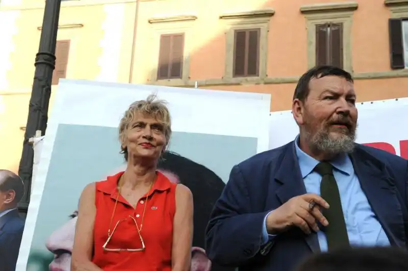 Giuliano Ferrara e Anselma Dall Olio 