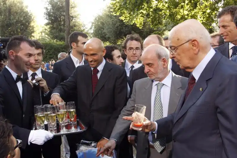 GIULIO E GIORGIO NAPOLITANO FOTO LA PRESSE 