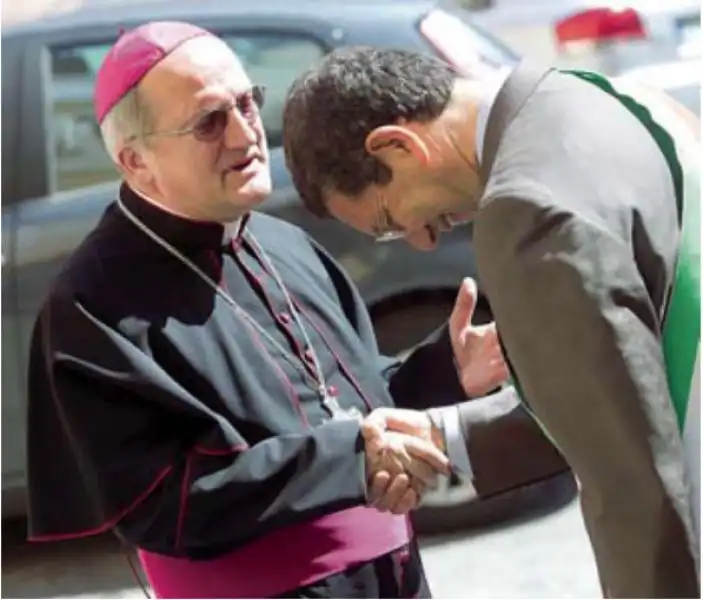 IGNAZIO MARINO E IL CARDINALE AGOSTINO VALLINI