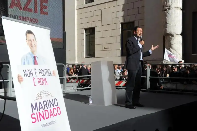 Ignazio Marino Sindaco ringrazia la citta 