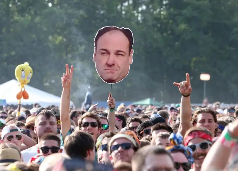 MASCHERA DI GANDOLFINI AL FIREFLY MUSIC FESTIVAL FOTO LAPRESSE 