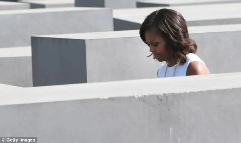 MICHELLE OBAMA E LE FIGLIE A BERLINO 