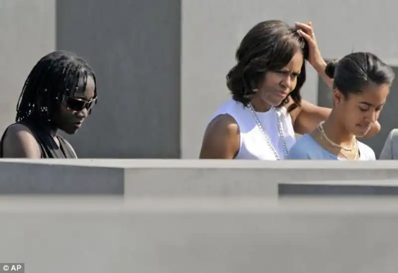 MICHELLE OBAMA E LE FIGLIE A BERLINO 