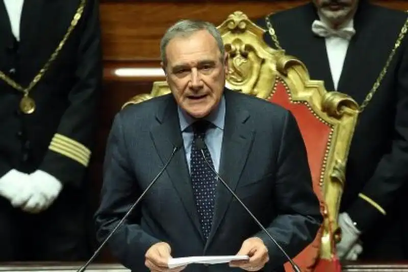 PIERO GRASSO AL SENATO 