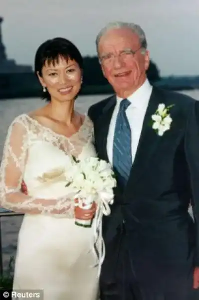 RUPERT MURDOCH E WENDI DENG 