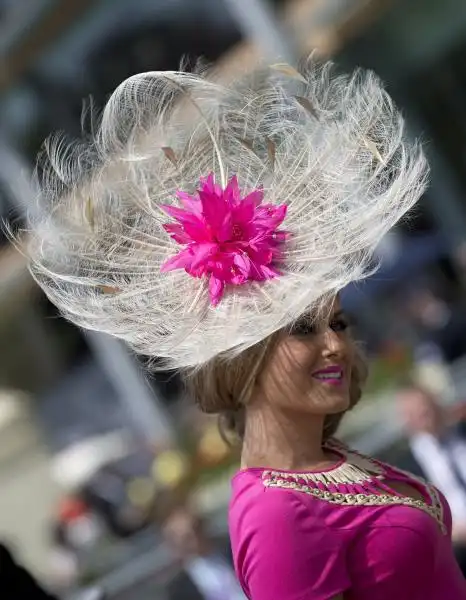 socialite ashleigh johns hat looked like it could float away at any moment 