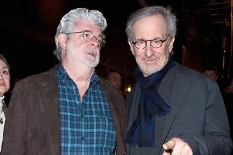 STEVEN SPIELBERG E GEORGE LUCAS ALLA SOUTHERN CALIFORNIA UNIVERSITY 