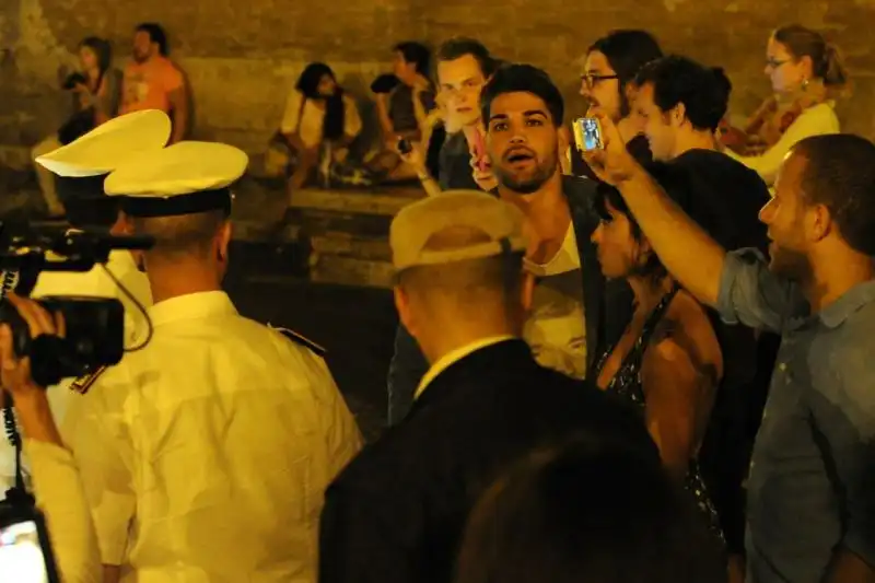 Turisti di Fontana di Trevi 