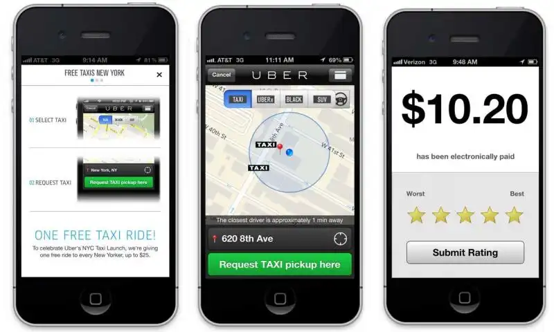 UBER L APP PER I TAXI jpeg