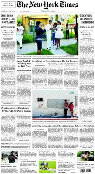 THE NEW YORK TIMES 