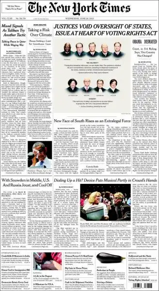 THE NEW YORK TIMES 