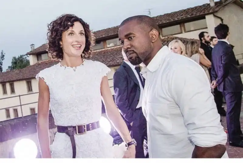 agnese renzi con kanye west