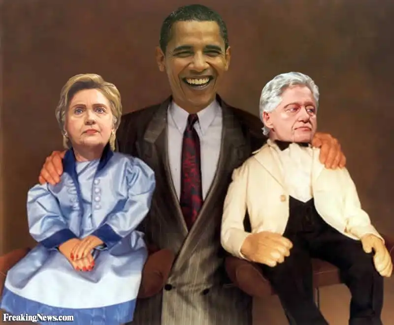 barack obama hillary e bill clinton 1