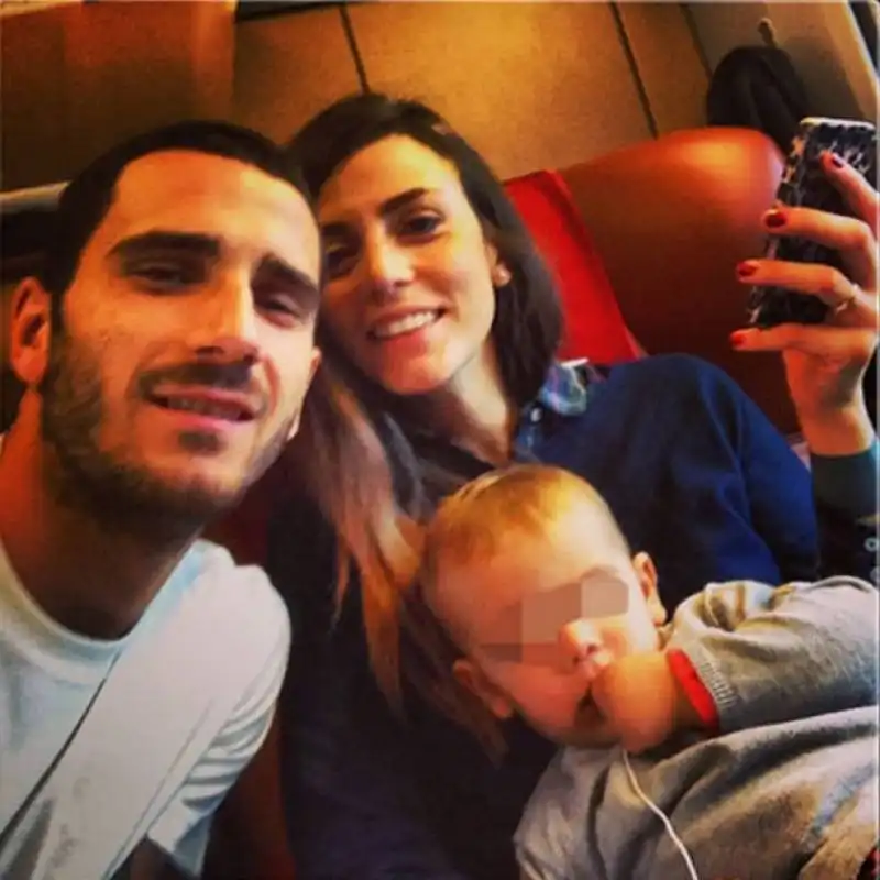 bonucci con la sua compagna 