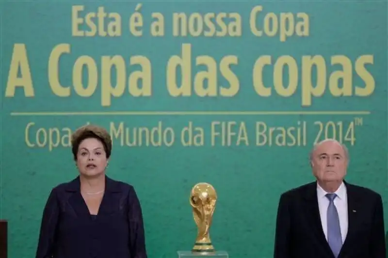 dilma rousseff e sepp blatter