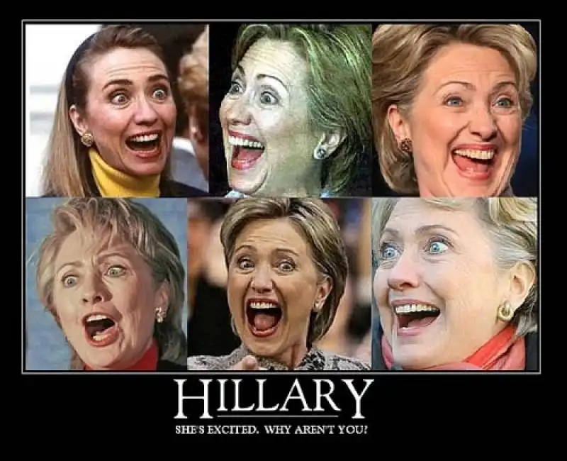 hillary clinton collage