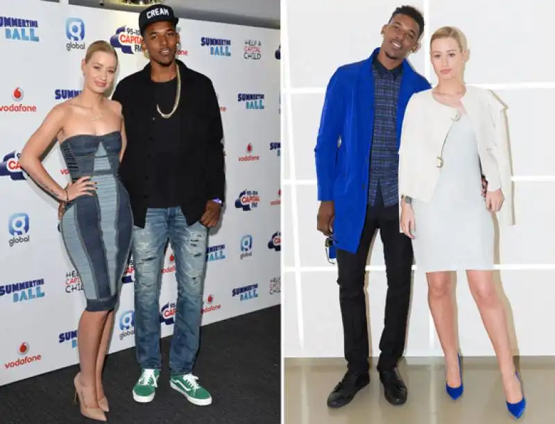 iggy azalea nick young alle sfilate di milano