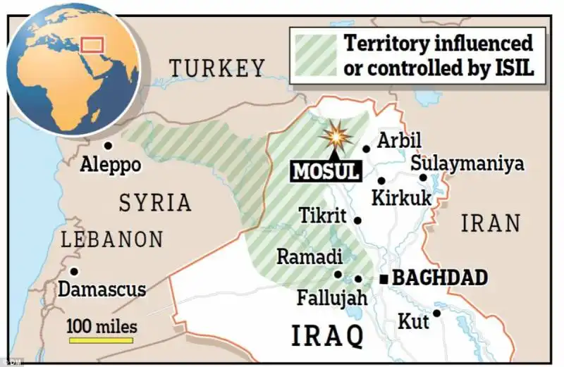 iraq siria e gli scontri con i terroristi sunniti