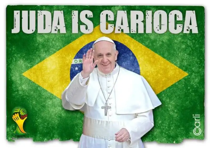 juda is carioca bergoglio mondiali brasile