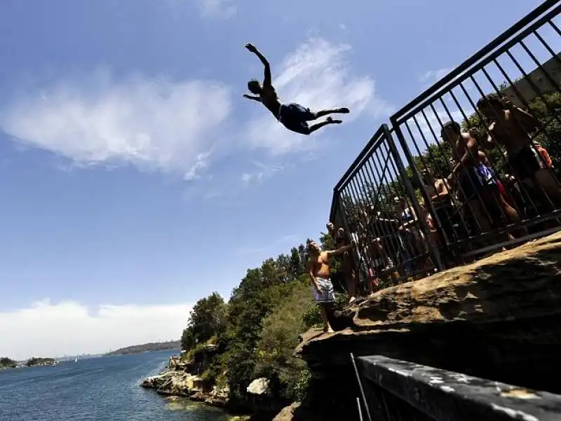 jump rock il punto dove tuffarsi in australia