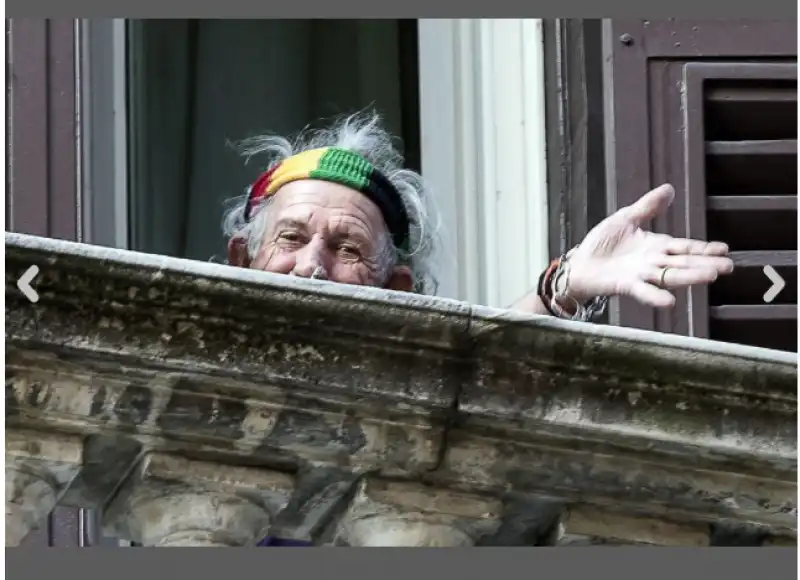 KEITH RICHARDS A ROMA