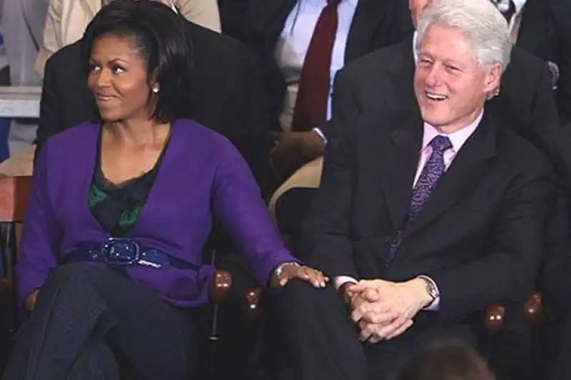 michelle obama e bill clinton